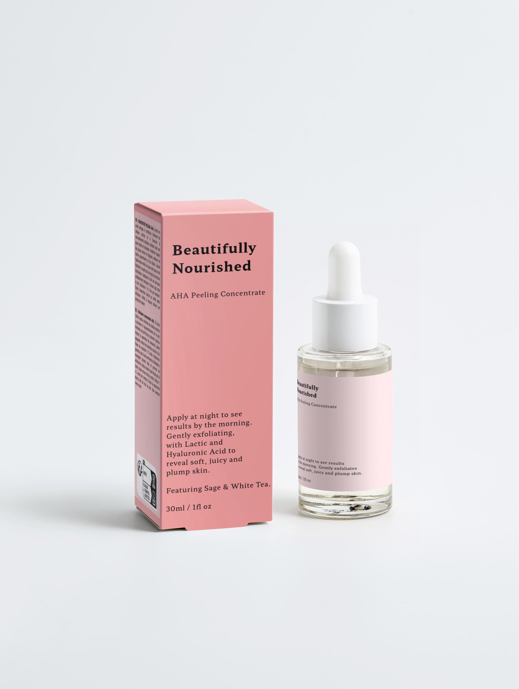 resurfacing AHA skin treatment to brighten dull skin