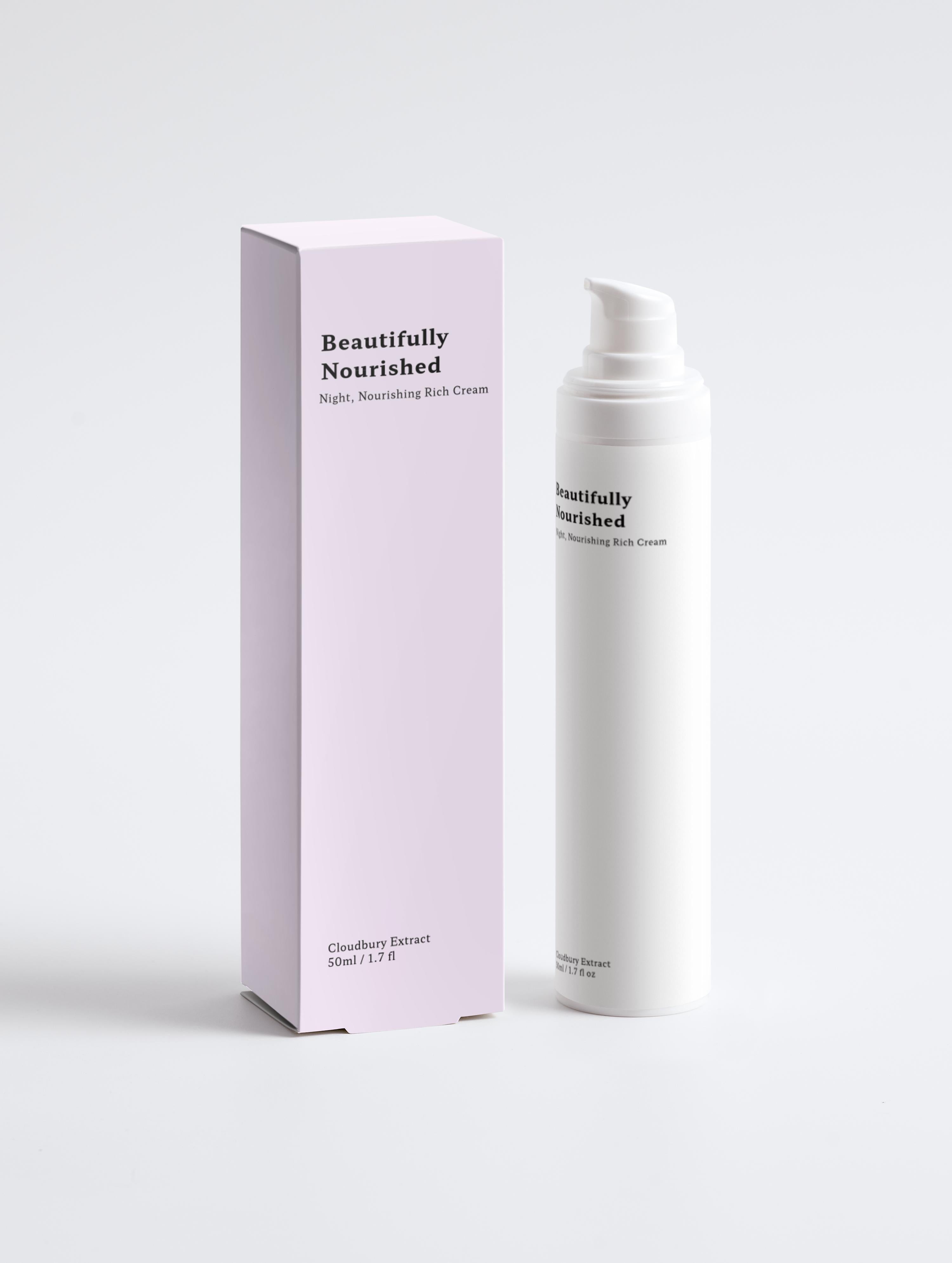 Beautifully Nourished nourishing night moisturiser for dry skin